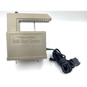 Vintage Realistic Bulk Tape Eraser 44-232 Intermittent Duty 120V 50/60 Hz TESTED